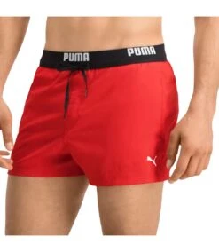 Puma Mens Repeat Logo Swimming Shorts (Red) -Featured Men'S Clothing Stores 698CC5F2424DA600C0AE5013497CAF1455216EBAC96EB2FF40B22CE5BE7C3FF5
