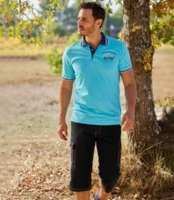 Pack Of 2 Men's Cropped Cargo Pants - Black Blue -Featured Men'S Clothing Stores 6996a364f55c2269eb154d20c3c097a9