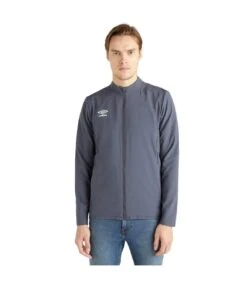 Umbro Mens Premier Presentation Jacket (Carbon)