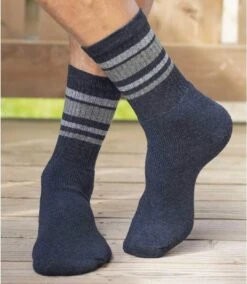 Pack Of 5 Pairs Of Men's Sports Socks - 3 Grey Black Blue 12 Pack Of 5 Pairs Of Men's Sports Socks - 3 Grey Black Blue -Featured Men'S Clothing Stores 69f2dde967ec4c635e19da158a9d501d