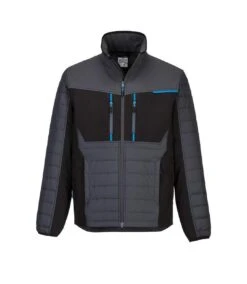 Portwest Unisex Adult WX3 Baffled Hybrid Jacket (Metal Grey)