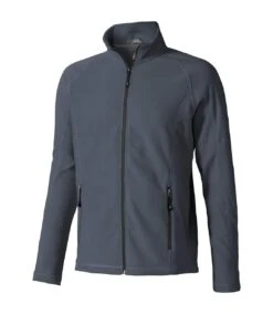 Elevate Mens Rixford Full Zip Polyfleece (Storm Gray)