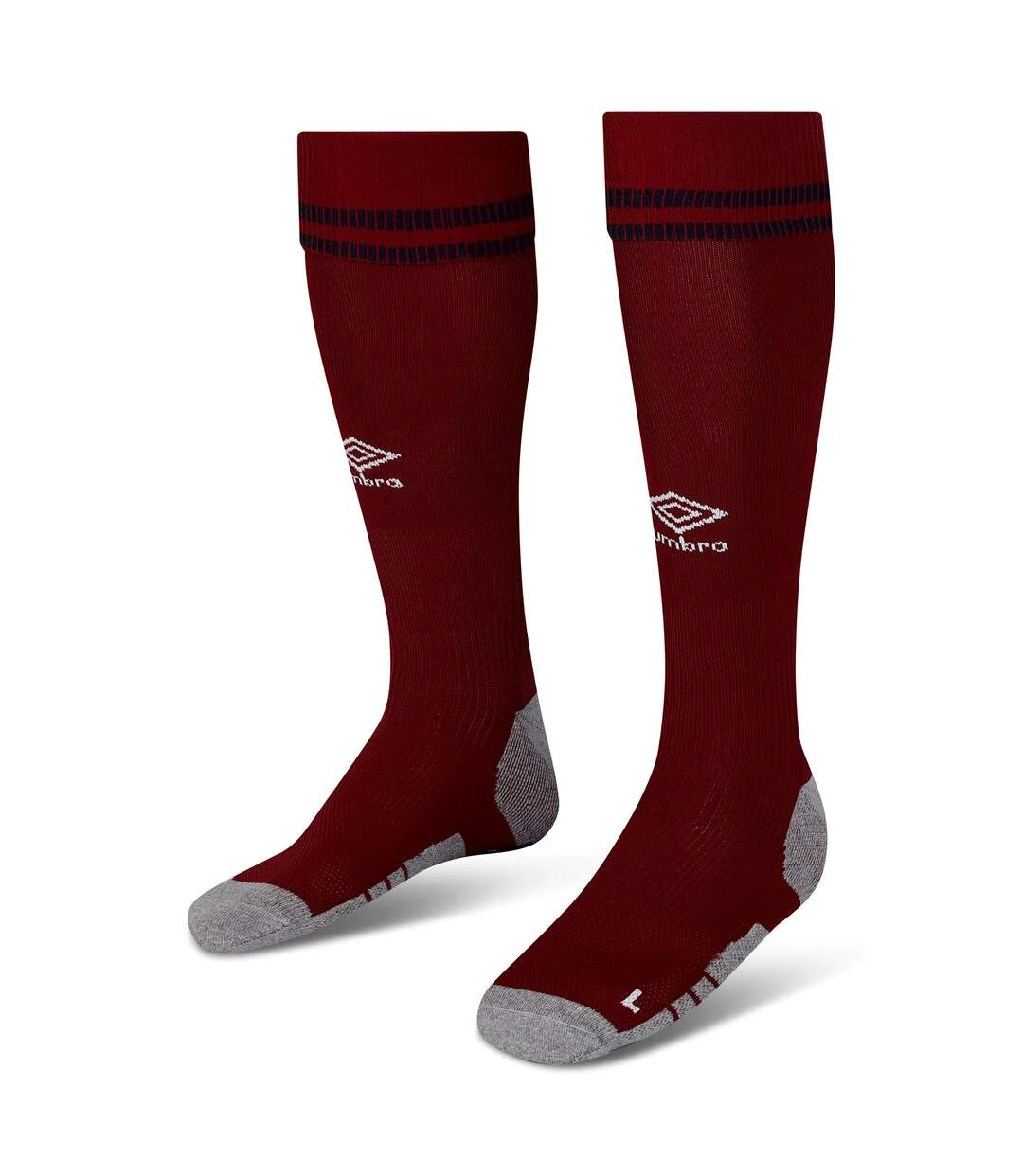 Umbro Mens 23/24 England Rugby Alternate Socks (Maroon/Gray/White) 3 Umbro Mens 23/24 England Rugby Alternate Socks (Maroon/Gray/White)
