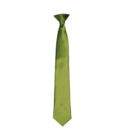 Premier® Premier Colors Mens Satin Clip Tie (Orange) (One Size)