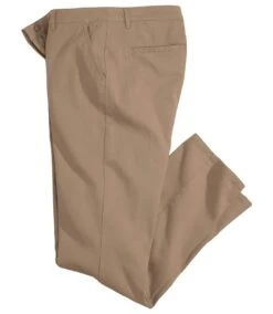 Men's Beige Stretch Chinos