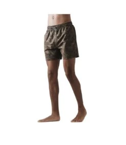 Born Rich Mens Persie Camo Swim Shorts (Dark Olive)