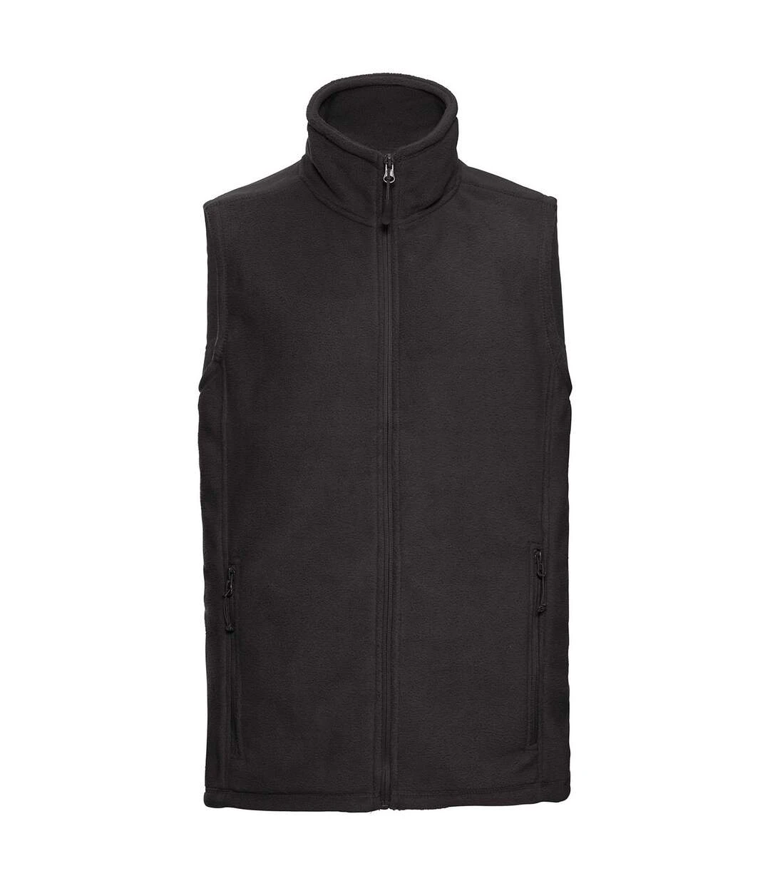 Russell Mens Outdoor Fleece Vest (Black) 3 Russell Mens Outdoor Fleece Vest (Black)