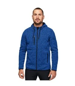 Proact Mens Heather Hooded Jacket (Light Royal Blue Melange) -Featured Men'S Clothing Stores 7202FB7B56D5CF26F5F42DB28FABC07A92BB9CF5DD79E0302028737CE68AC682