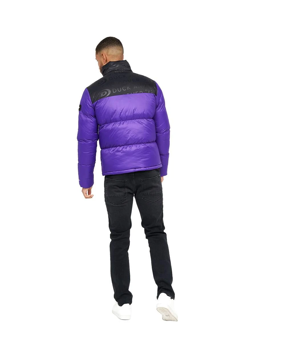 Duck And Cover Mens Synmax 2 Quilted Jacket (Purple) 4 Duck And Cover Mens Synmax 2 Quilted Jacket (Purple) - Image 2