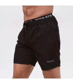 Born Rich Mens Zlatan Swim Shorts (Black)