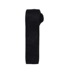 Premier® Premier Mens Slim Textured Knit Effect Tie (Pack Of 2) (Black) (One Size)