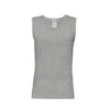 B&C Mens Move Sleeveless Athletic Sports Vest Top (Sport Grey)