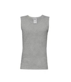 B&C Mens Move Sleeveless Athletic Sports Vest Top (Sport Grey)