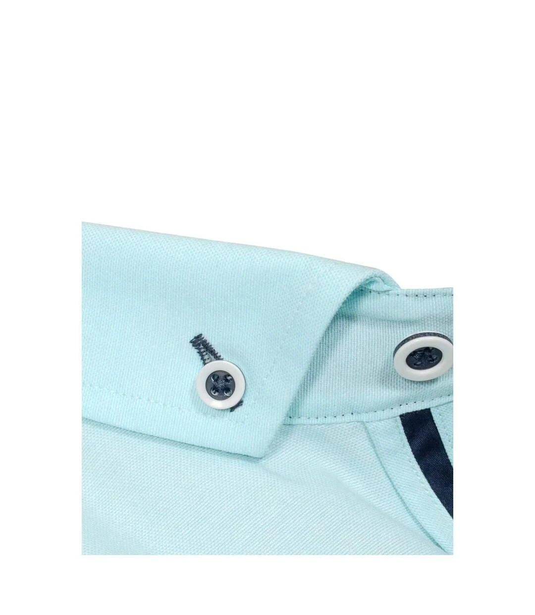 Bewley & Ritch Mens Galand Oxford Short-Sleeved Shirt (Mint) 5 Bewley & Ritch Mens Galand Oxford Short-Sleeved Shirt (Mint) - Image 3