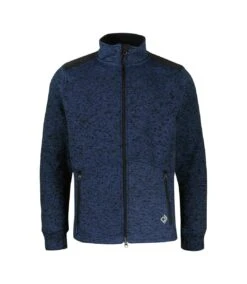 Projob Mens Heathered Fleece Jacket (Navy)