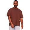 Casual Classics Mens Core Ringspun Cotton Oversized T-Shirt (Chocolate) 1 Casual Classics Mens Core Ringspun Cotton Oversized T-Shirt (Chocolate) -Featured Men'S Clothing Stores 77EDBF35BF8341AE36E801D0D195CA0F68FF9D5FC3D2EFAE2A8278A308295D26