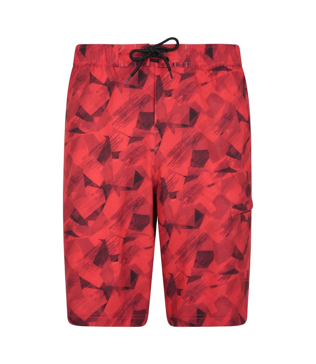 Mountain Warehouse Mens Printed Swim Shorts (Red) 3 Mountain Warehouse Mens Printed Swim Shorts (Red)
