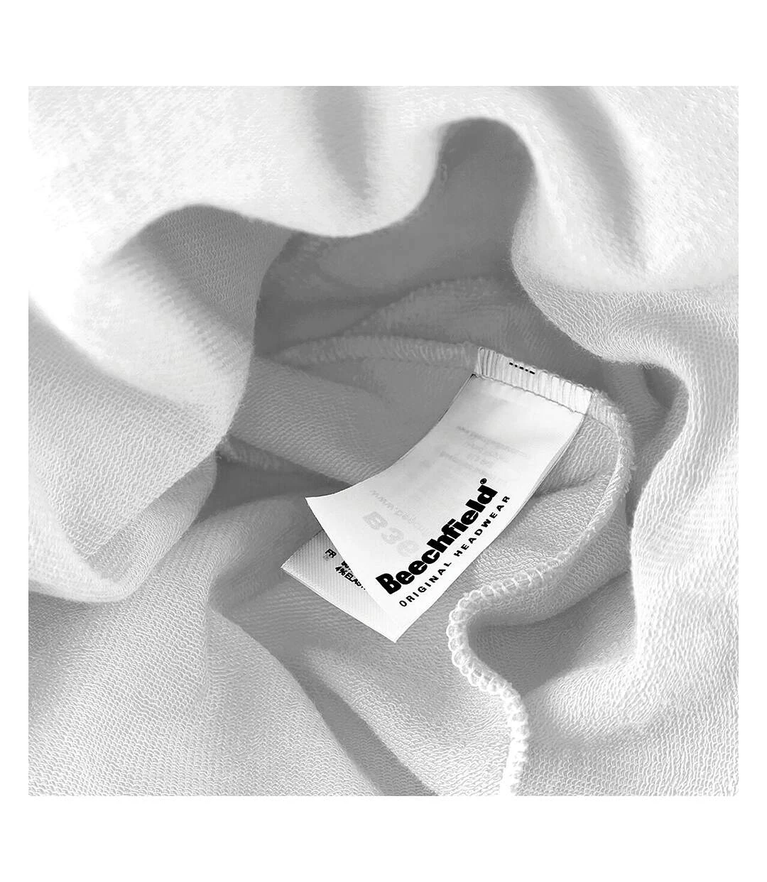 Beechfield Unisex Plain Jersey Beanie Hat (White) 4 Beechfield Unisex Plain Jersey Beanie Hat (White) - Image 2