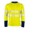 Projob Mens Reflective Tape Sweatshirt (Yellow/Navy)