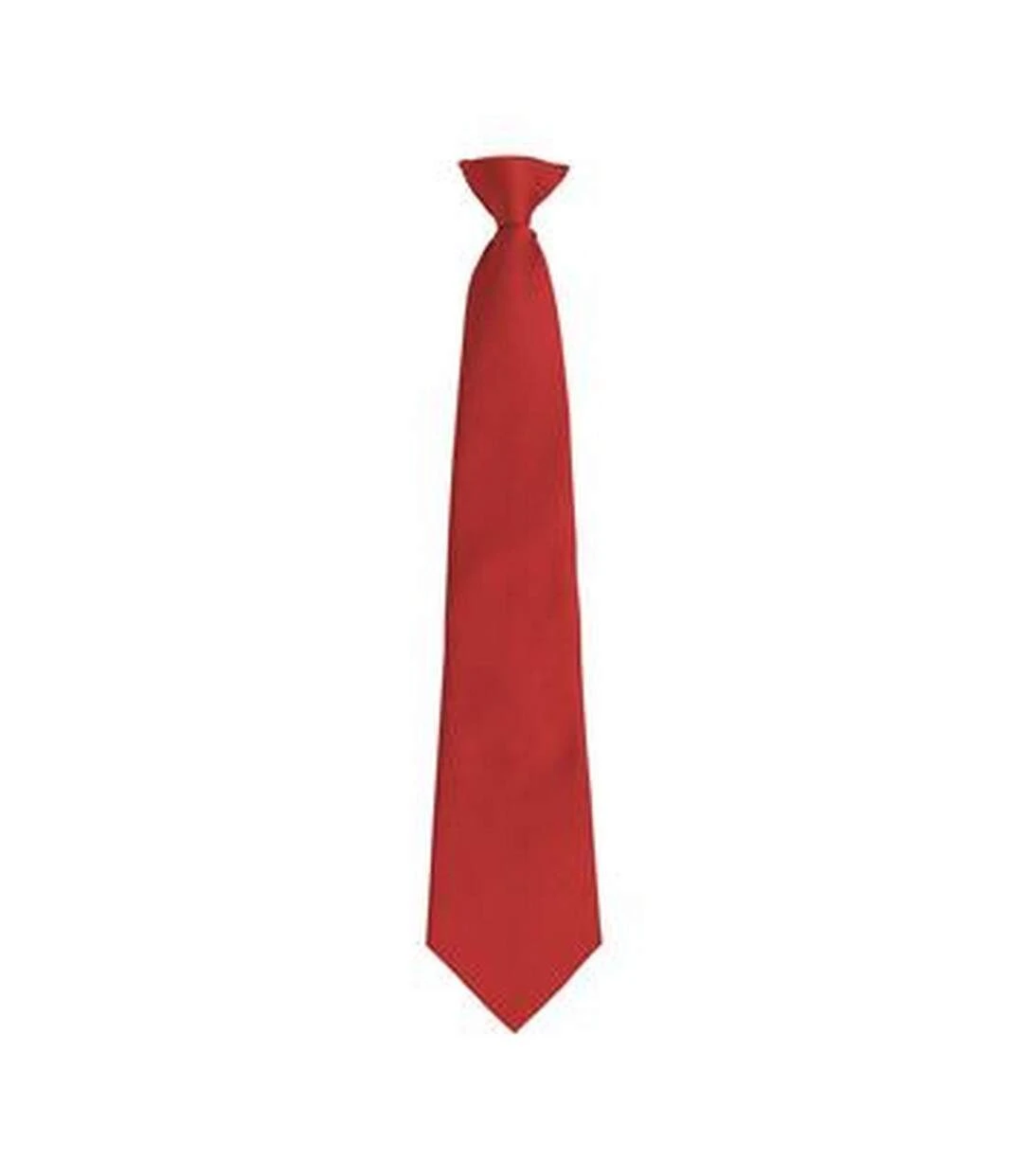 Premier® Premier Mens Fashion Colors Work Clip On Tie (Red) (One Size) 3 Premier® Premier Mens Fashion Colors Work Clip On Tie (Red) (One Size)