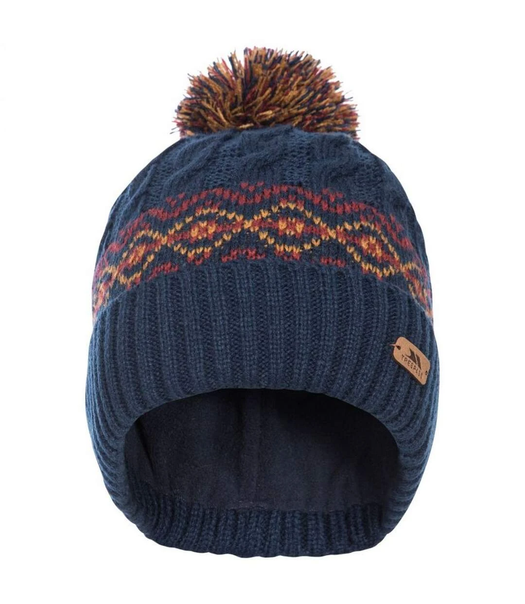 Trespass Mens Tav Fleece Lined Beanie (Navy) 3 Trespass Mens Tav Fleece Lined Beanie (Navy)