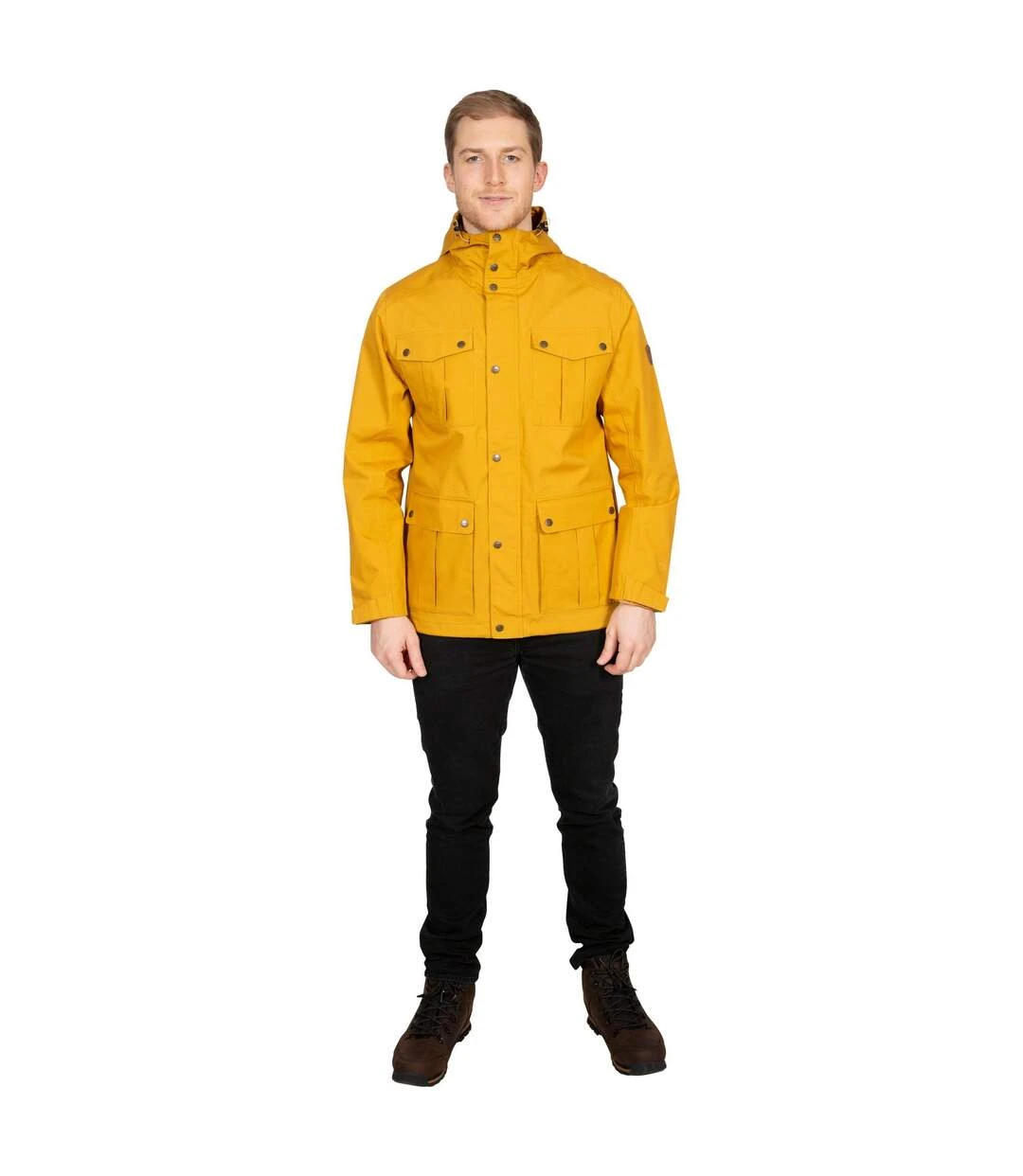 Trespass Mens Raharra Waterproof Jacket (Maize Yellow) 3 Trespass Mens Raharra Waterproof Jacket (Maize Yellow)