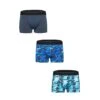 Tom Franks Mens Camo Boxer Shorts (Pack Of 3) (Blue Camo)