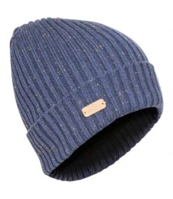 Trespass Mens Mateo Slouch Hat (Navy Fleck)