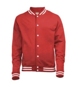 Awdis Mens College Jacket (Fire Red)