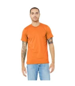 Canvas Unisex Jersey Crew Neck Short Sleeve T-Shirt (Sunset)