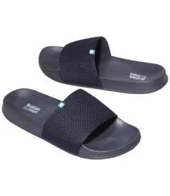 Men's Navy Beach Slides