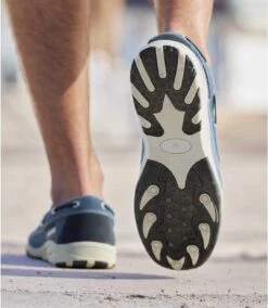 Men's Blue Elasticated Moccasins -Featured Men'S Clothing Stores 7fbc77f72030fb3f30480669a6ff10b5