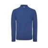 B&C ID.001 Mens Long Sleeve Polo (Regal Blue)