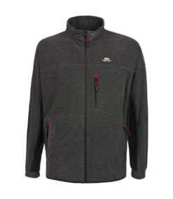 Trespass Mens Jynx Full Zip Fleece Jacket (Black)