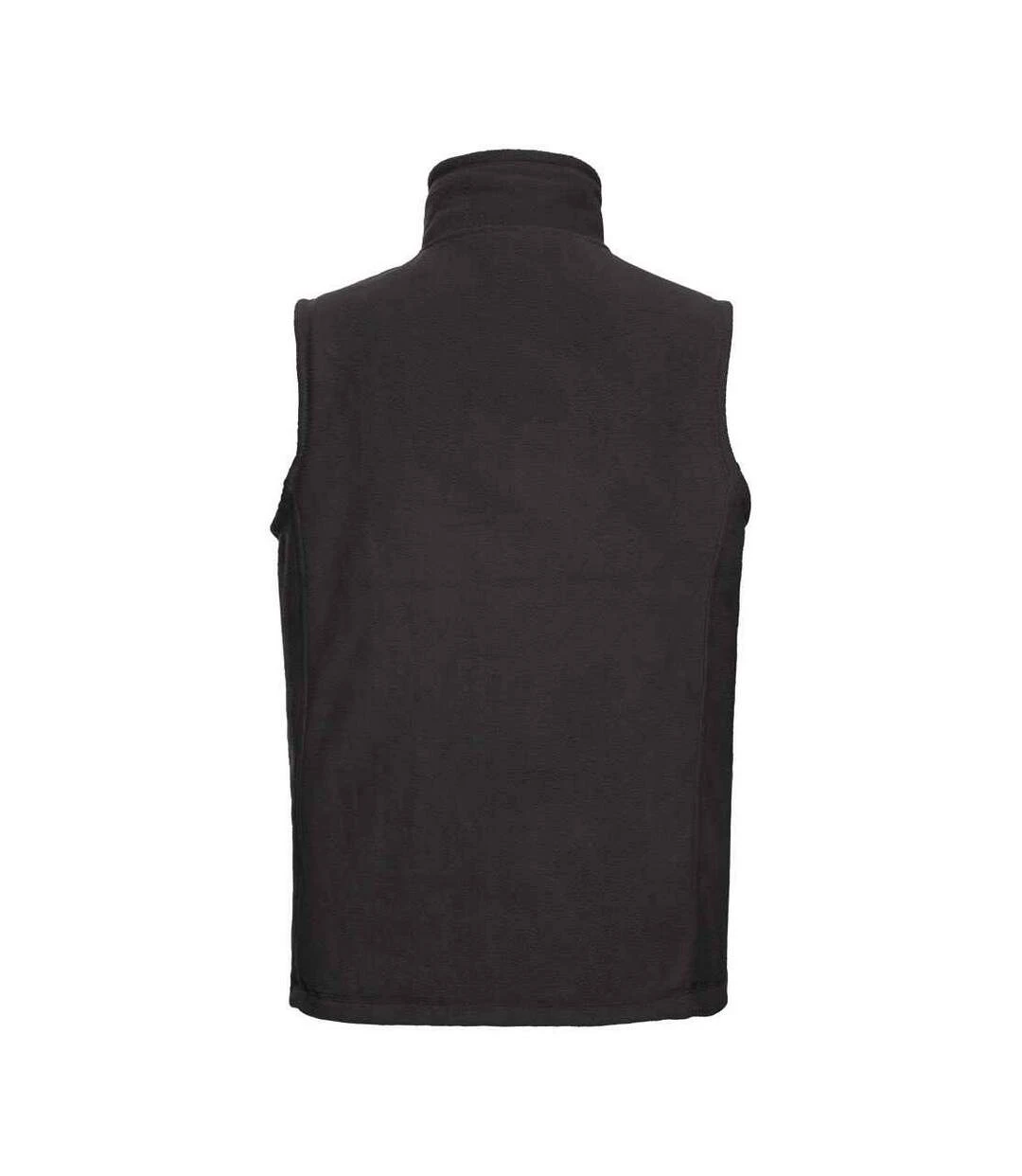 Russell Mens Outdoor Fleece Vest (Black) 4 Russell Mens Outdoor Fleece Vest (Black) - Image 2