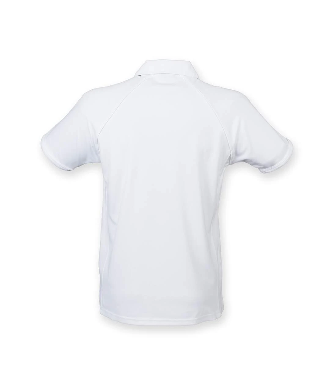 Finden & Hales Mens Piped Performance Sports Polo Shirt (White/White) 4 Finden & Hales Mens Piped Performance Sports Polo Shirt (White/White) - Image 2