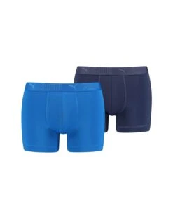 Puma Mens Active Boxer Shorts (Pack Of 2) (Blue)
