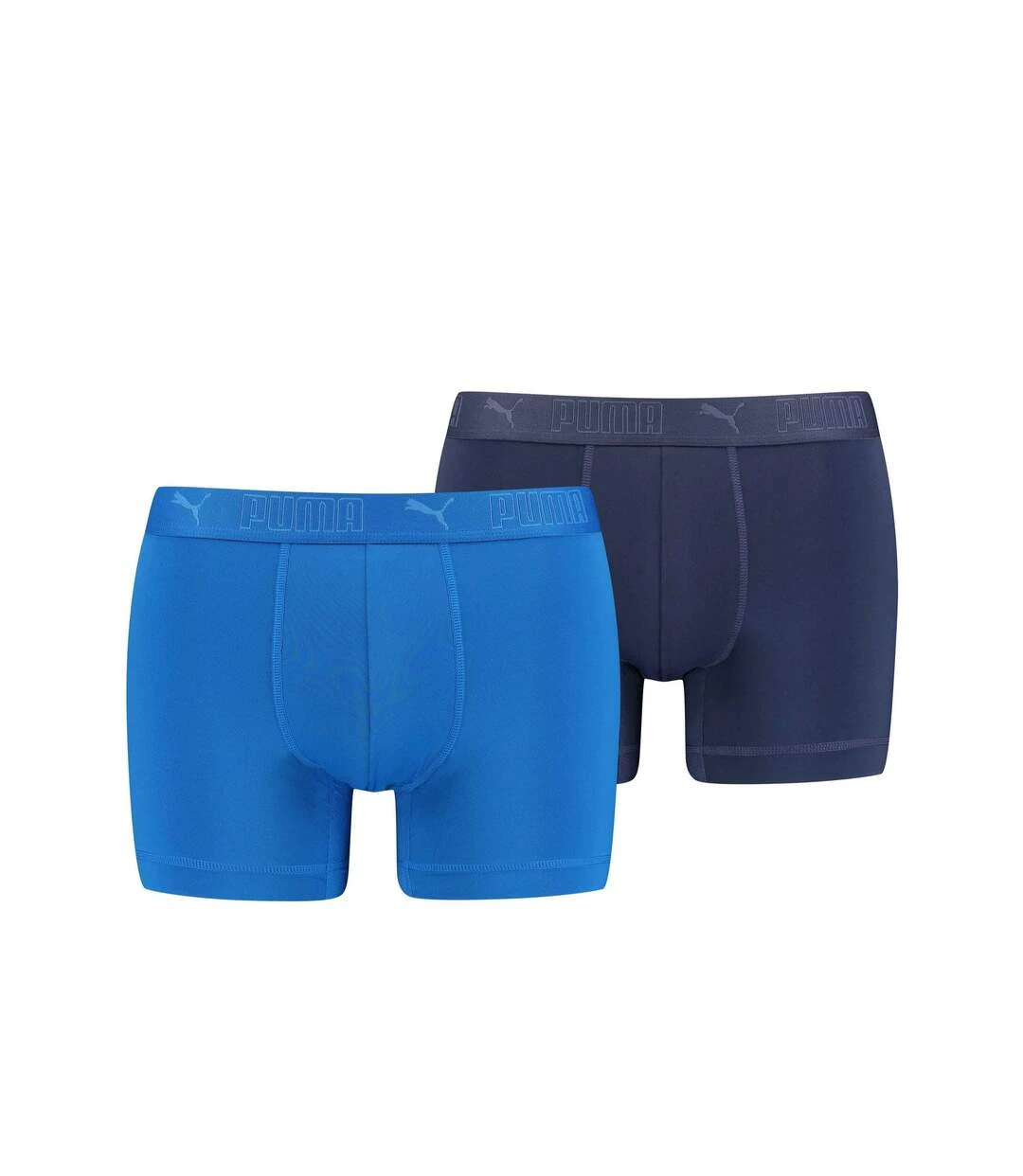 Puma Mens Active Boxer Shorts (Pack Of 2) (Blue) 3 Puma Mens Active Boxer Shorts (Pack Of 2) (Blue)