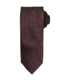 Premier® Premier Unisex Adult Micro Waffle Tie (Brown) (One Size)