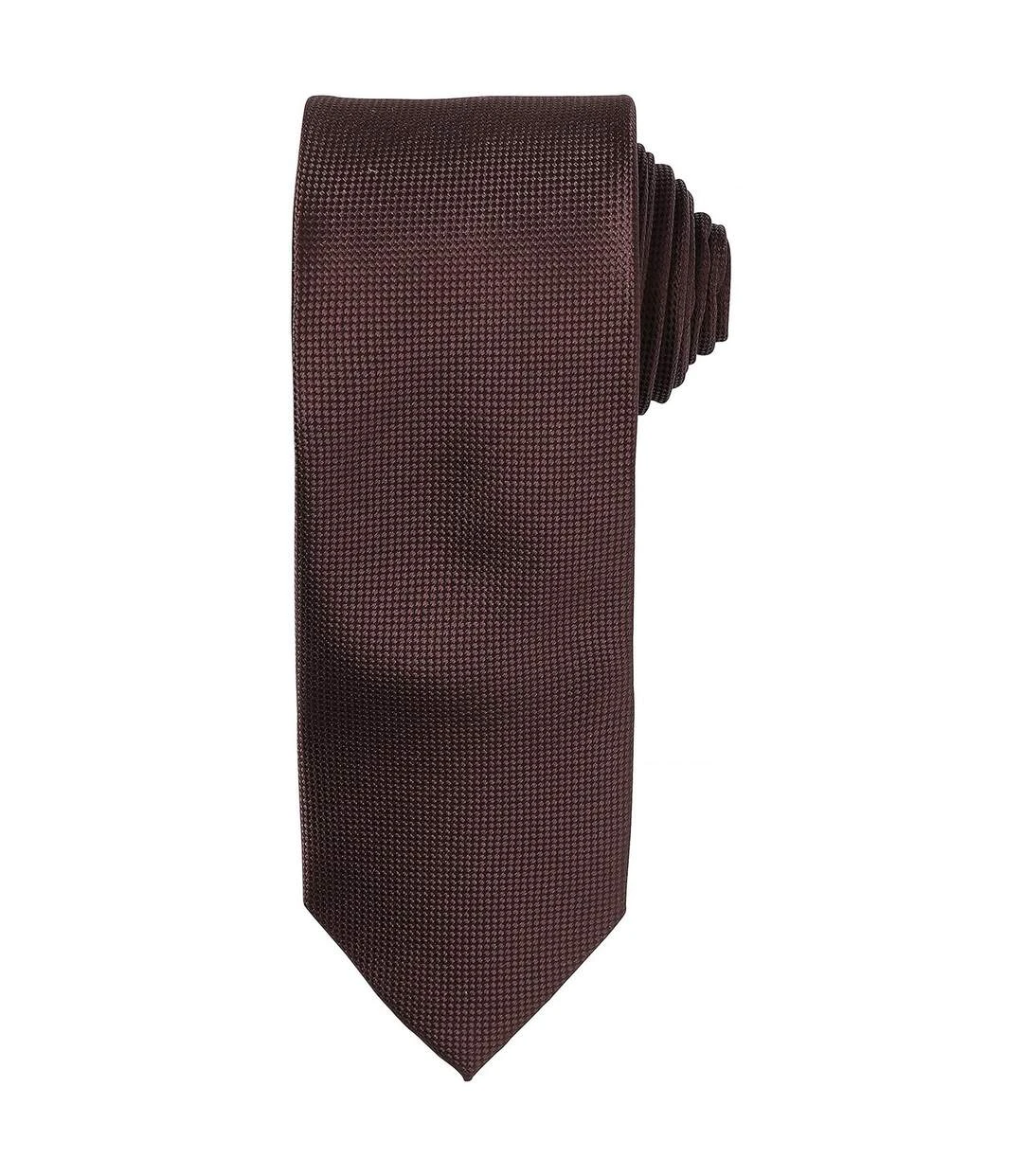 Premier® Premier Unisex Adult Micro Waffle Tie (Brown) (One Size) 3 Premier® Premier Unisex Adult Micro Waffle Tie (Brown) (One Size)