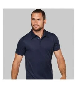 Kariban Proact Mens Short Sleeve Performance Polo Shirt (Navy) 5 Kariban Proact Mens Short Sleeve Performance Polo Shirt (Navy) -Featured Men'S Clothing Stores 838680915B478A4CD570B430D88057C02F315D386FEB36B9461254269B685B6B