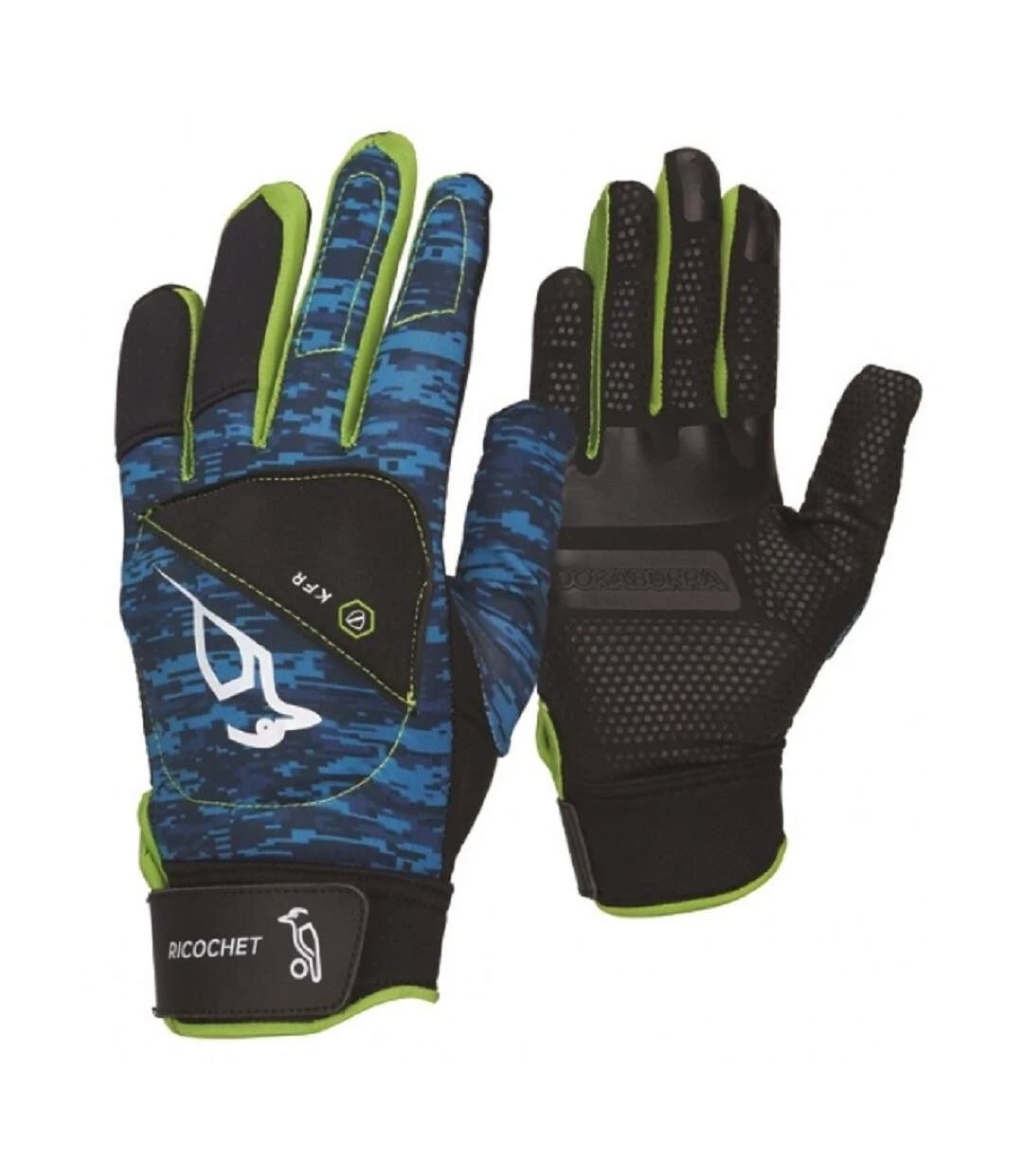 Kookaburra Unisex Adult Ricochet Left Hand Hockey Glove (Turquoise/Black) 3 Kookaburra Unisex Adult Ricochet Left Hand Hockey Glove (Turquoise/Black)