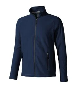 Elevate Mens Rixford Full Zip Polyfleece (Navy)