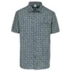 Trespass Mens Baffin Short Sleeve Casual Shirt (Olive Check)