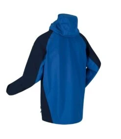 Regatta Mens Britedale Colour Block Waterproof Jacket (Imperial Blue/Moonlight Denim) -Featured Men'S Clothing Stores 88DCD314C20A478857396D1C1FE3965465B8BE0FB272DA01C6CA4D610CFB417D