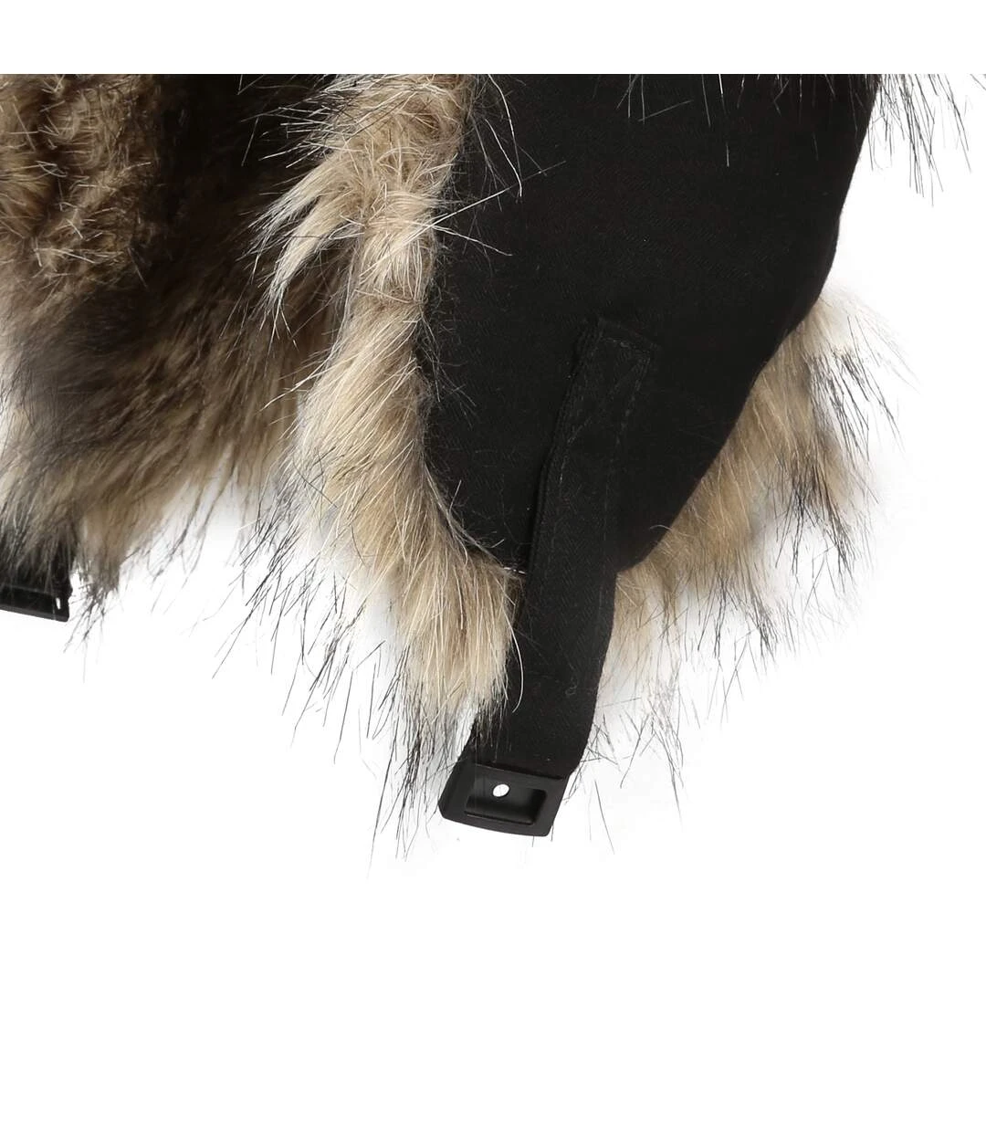 Regatta Mens Faux Fur Trapper Hat (Black) 5 Regatta Mens Faux Fur Trapper Hat (Black) - Image 3