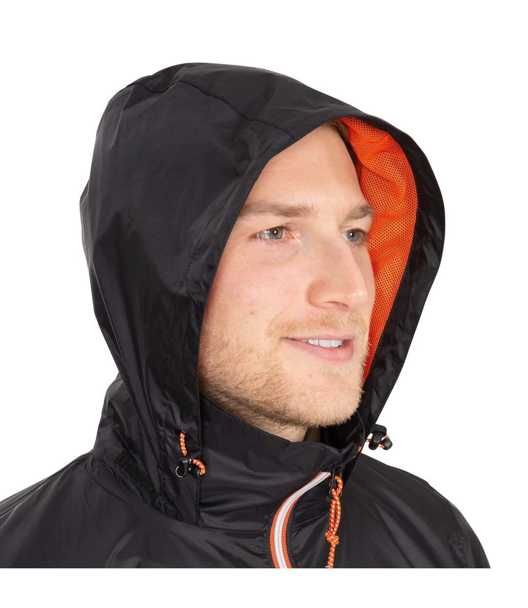 Trespass Mens Briar Waterproof Jacket (Black) 6 Trespass Mens Briar Waterproof Jacket (Black) - Image 4
