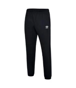 Umbro Mens Club Leisure Sweatpants (Black/White)