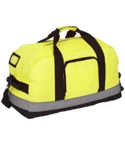 Yoko Hi-Vis Seattle Duffle Bag (Pack Of 2) (Yellow) (One Size)