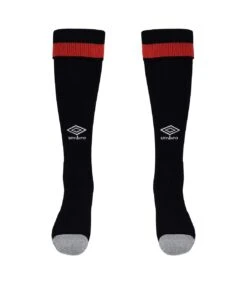 Umbro Mens 23/25 AFC Bournemouth Home Socks (Black/Gray/Red)